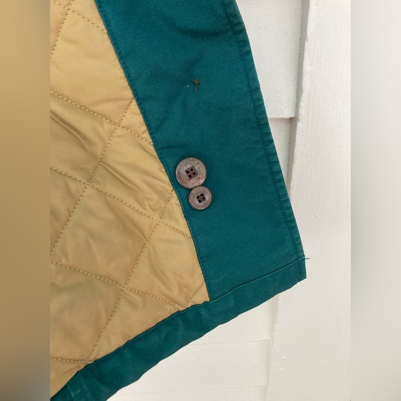 L.L. Bean | Insulated Vintage Green Barn Coat Size Small - Picture 10 of 11